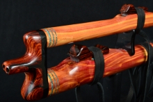 Eastern Red Cedar Native American Flute, Minor, High D-5, #E32La